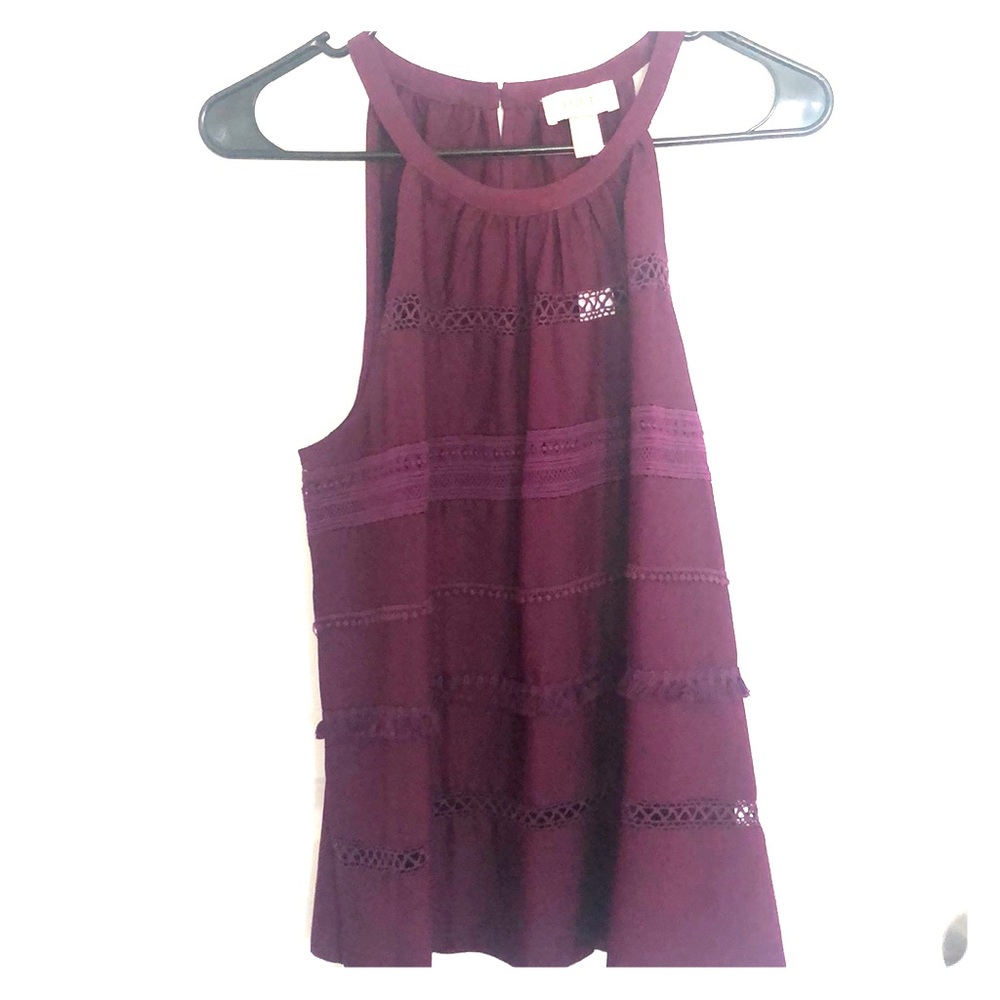 Loft High Neck Tank